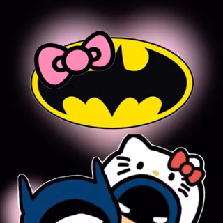 Hello Kitty Batman wallpaper