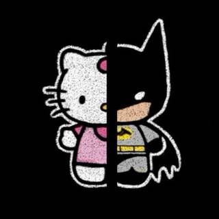 Hello Kitty Batman wallpaper
