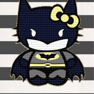 Hello Kitty Batman wallpaper