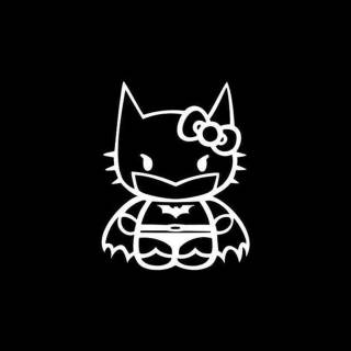 Hello Kitty Batman wallpaper