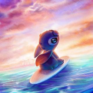 Stitch Kawaii wallpaper