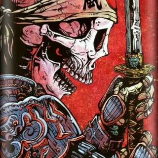 Samurai skull wallpaper