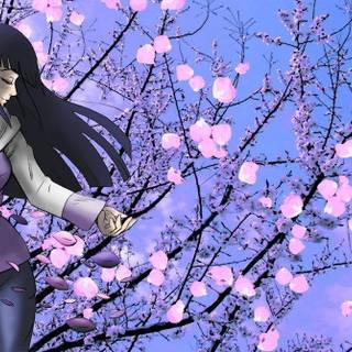Sad Hinata wallpaper
