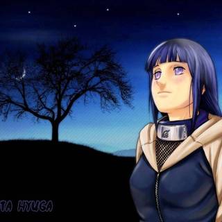 Sad Hinata wallpaper