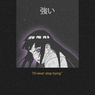 Sad Hinata wallpaper