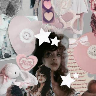 Melanie Martinez collage wallpaper