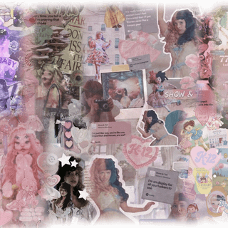 Melanie Martinez collage wallpaper