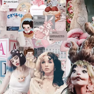 Melanie Martinez collage wallpaper