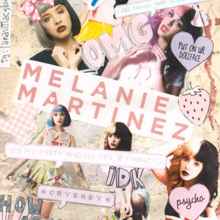 Melanie Martinez collage wallpaper