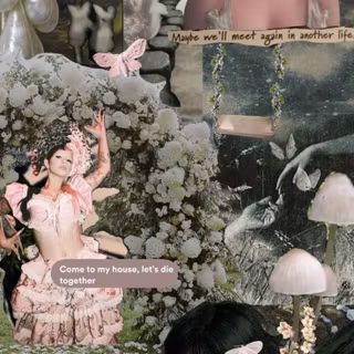 Melanie Martinez collage wallpaper