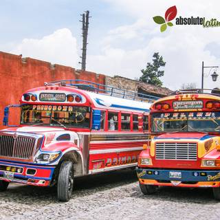 Guatemala bus wallpaper