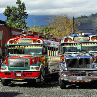 Guatemala bus wallpaper