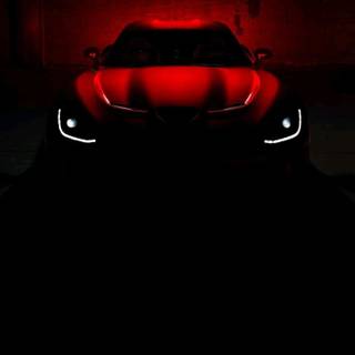 Black red car wallpaper