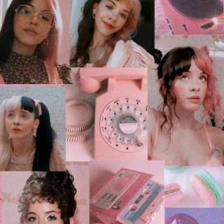 Melanie Martinez collage wallpaper