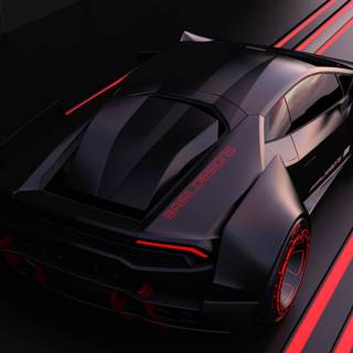 Black red car wallpaper