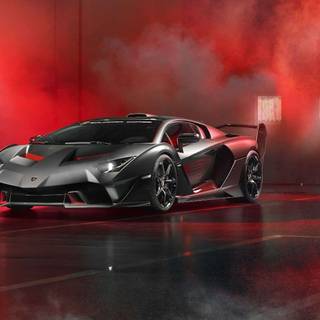 Black red car wallpaper