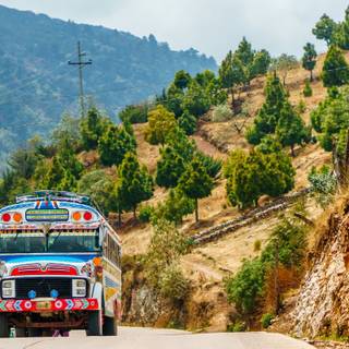 Guatemala bus wallpaper