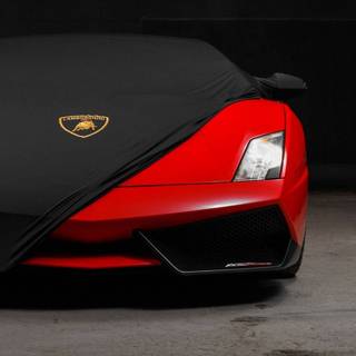 Black red car wallpaper
