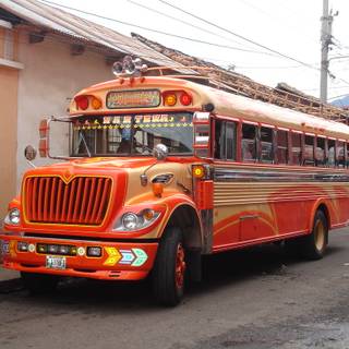 Guatemala bus wallpaper