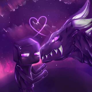 Cute Ender Dragon wallpaper