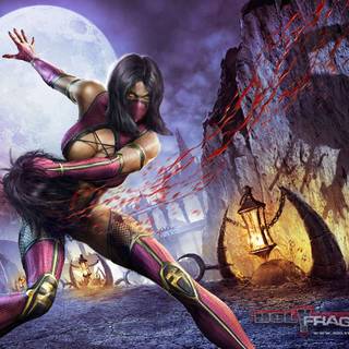 Mileena MK desktop wallpaper