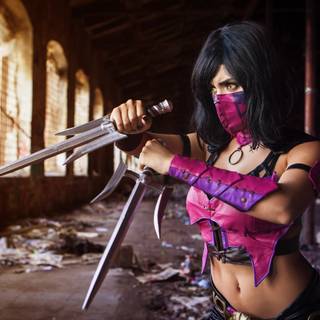 Mileena MK desktop wallpaper