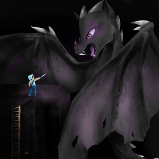 Cute Ender Dragon wallpaper