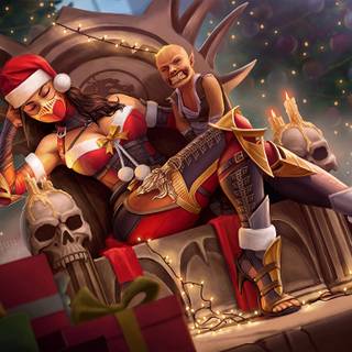 Mileena MK desktop wallpaper