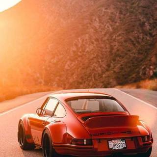 Vintage Porsche iPhone wallpaper
