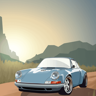 Vintage Porsche iPhone wallpaper