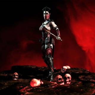 Mileena MK desktop wallpaper