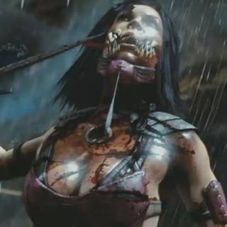 Mileena MK desktop wallpaper