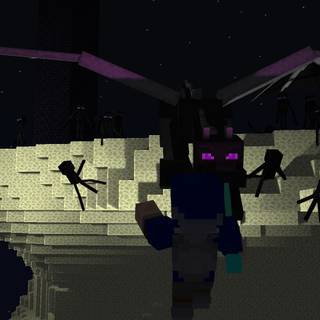 Cute Ender Dragon wallpaper