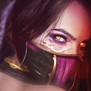 Mileena MK desktop wallpaper