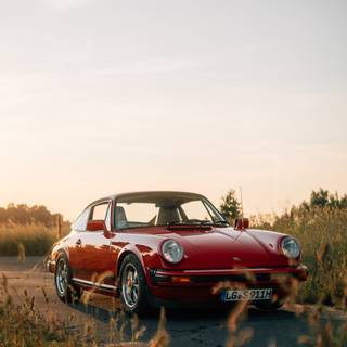 Vintage Porsche iPhone wallpaper