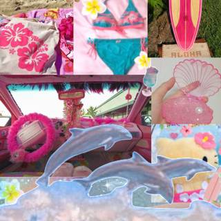 Y2k coconut girl wallpaper