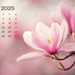 May 2025 calendar wallpaper