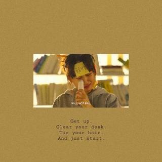 Kdrama aesthetic study wallpaper
