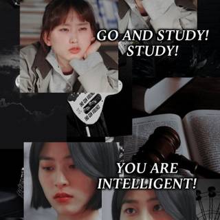 Kdrama aesthetic study wallpaper