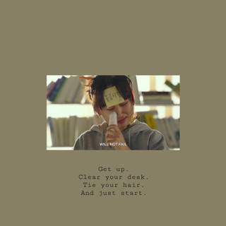 Kdrama aesthetic study wallpaper