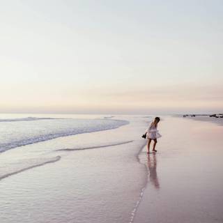 Beach 8k Android wallpaper