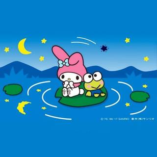 Keroppi and Cinnamoroll wallpaper