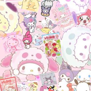 Keroppi and Cinnamoroll wallpaper