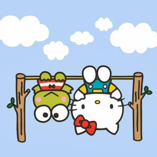Keroppi and Cinnamoroll wallpaper