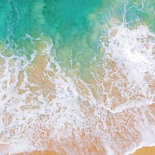 Beach 8k Android wallpaper