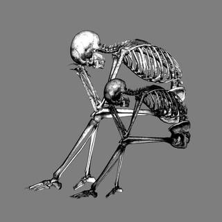 Skeleton sketch wallpaper