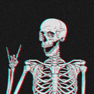 Skeleton sketch wallpaper