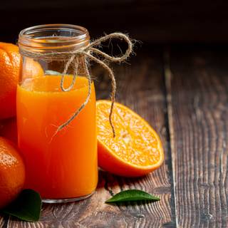 Orange fruit 8k wallpaper