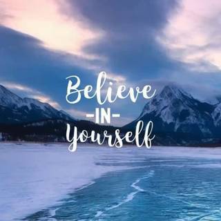 Be confident in yourself wallpaper