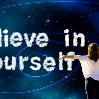 Be confident in yourself wallpaper